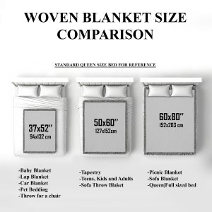 African Elegance Charm Woven Blanket